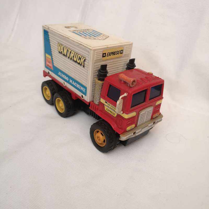 Toy Foundation Van Truck Jumbo Machine Trucking. Friction