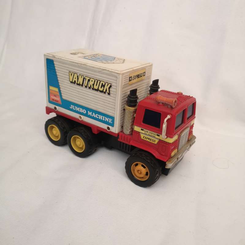Toy Foundation Van Truck Jumbo Machine Trucking. Friction
