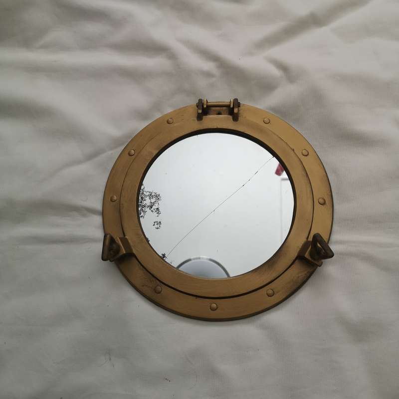 Vintage Porthole Mirror. Ship Pirates, Decor Hanging Ship Vintage Nautical