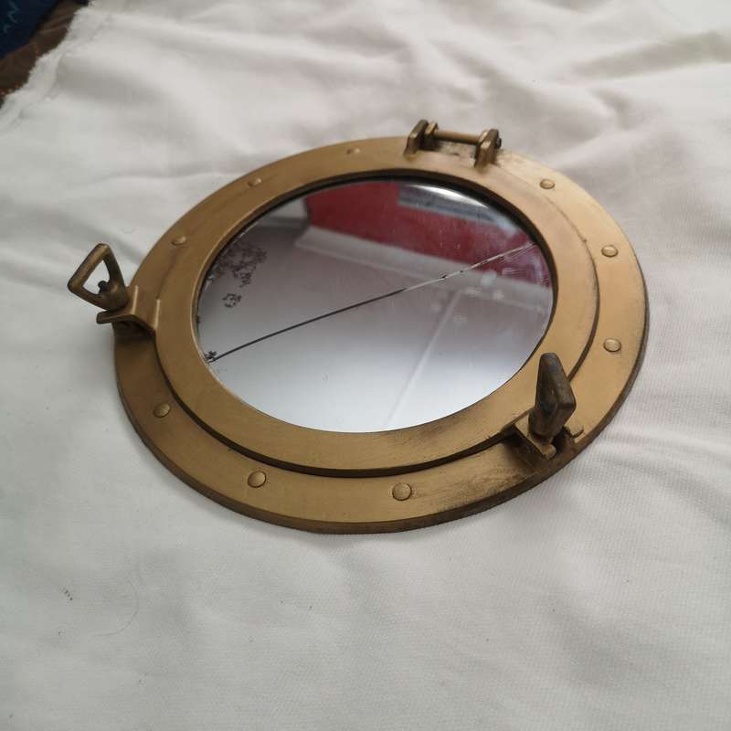 Vintage Porthole Mirror. Ship Pirates, Decor Hanging Ship Vintage Nautical