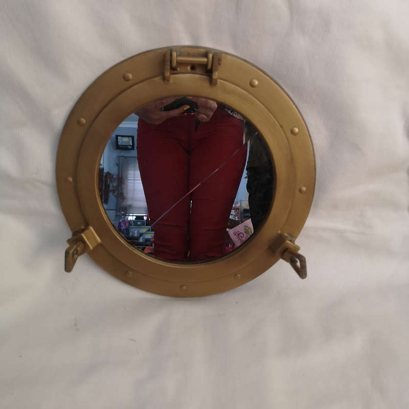 Vintage Porthole Mirror. Ship Pirates, Decor Hanging Ship Vintage Nautical