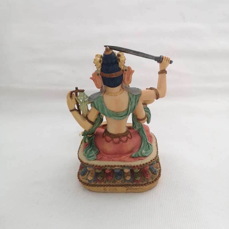 Manjushri Statue 14.5 cm, Bodhisattva of Wisdom- Veronese 2001