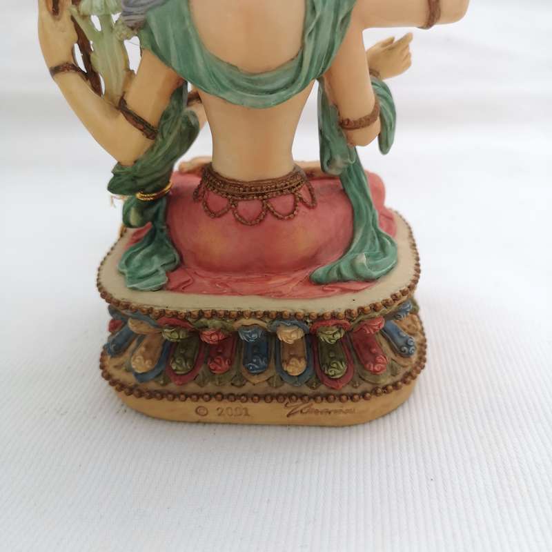 Manjushri Statue 14.5 cm, Bodhisattva of Wisdom- Veronese 2001