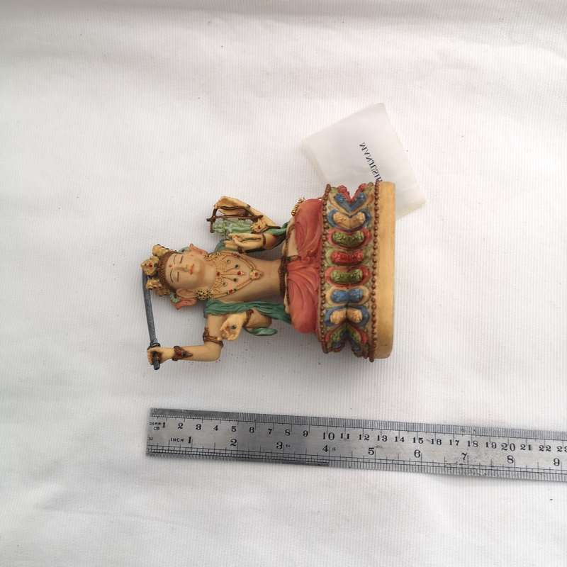 Manjushri Statue 14.5 cm, Bodhisattva of Wisdom- Veronese 2001