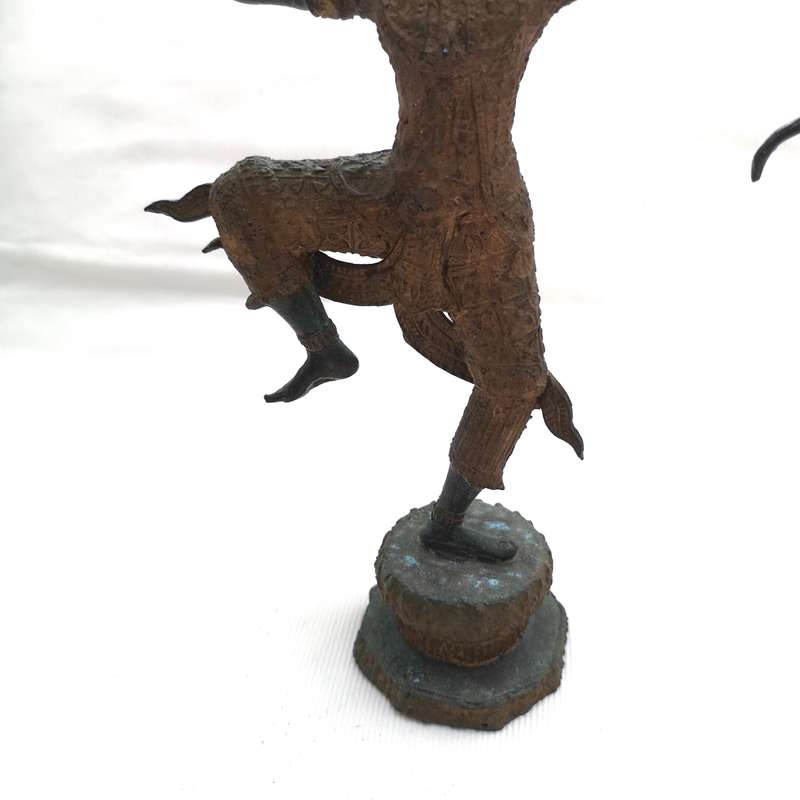 Bronze Statue of Lord Rama Thai Handmade Artifact- Antique