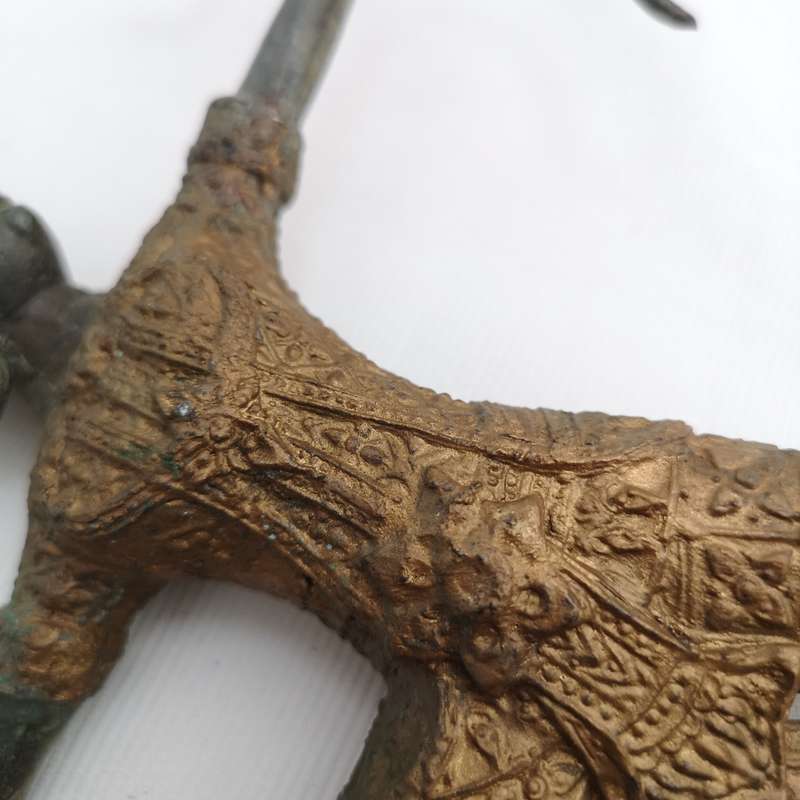 Bronze Statue of Lord Rama Thai Handmade Artifact- Antique