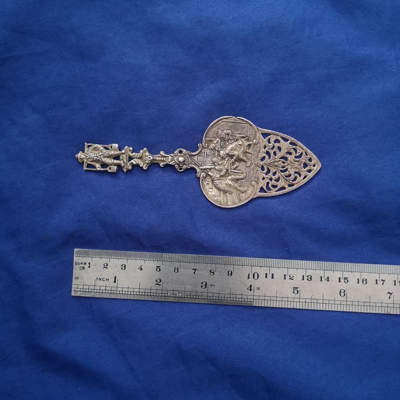 Antique Dutch Silver/ Plated Wedding Cake Server