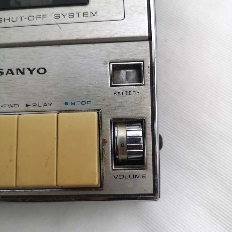 SANYO M2500 Cassette Tape Recorder- Vintage