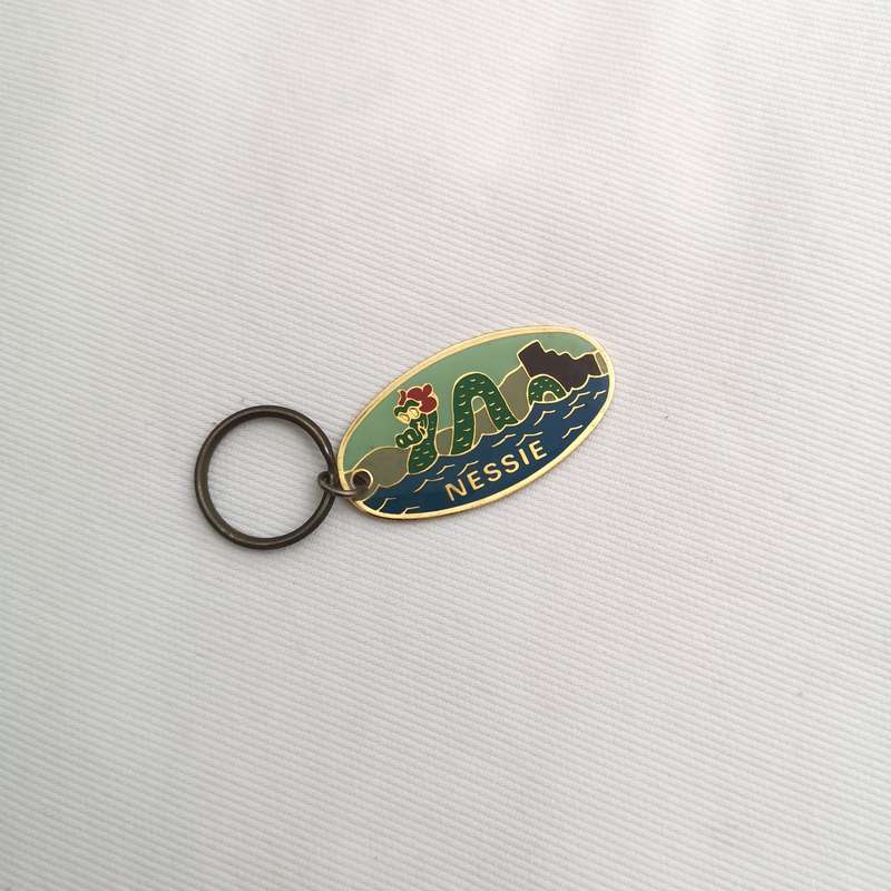 Multi Color Nessie Scotland's Loch Ness Monster Collectible Keyholder- Vintage
