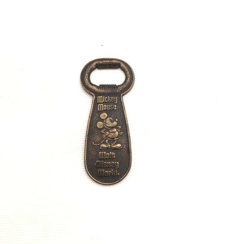 Canada Metal Mickey Mouse Bottle Opener Disneyland Walt Disney Souvenir
