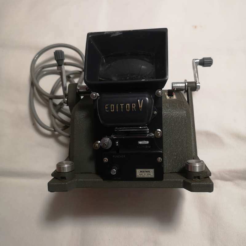 Vintage Meiwa Film Editor- Made in Japan- working