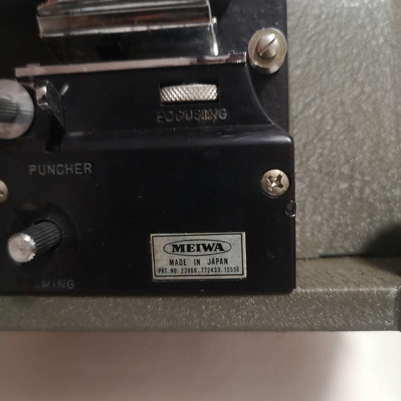Vintage Meiwa Film Editor- Made in Japan- working