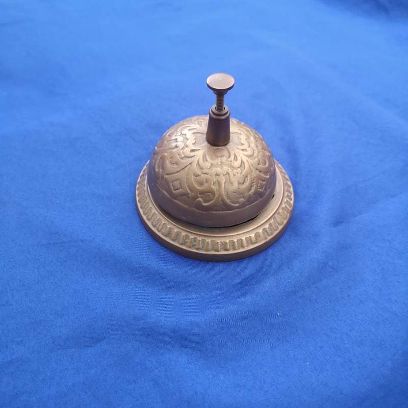 Antique Bronze/ brass desktop bell- guest or reception area