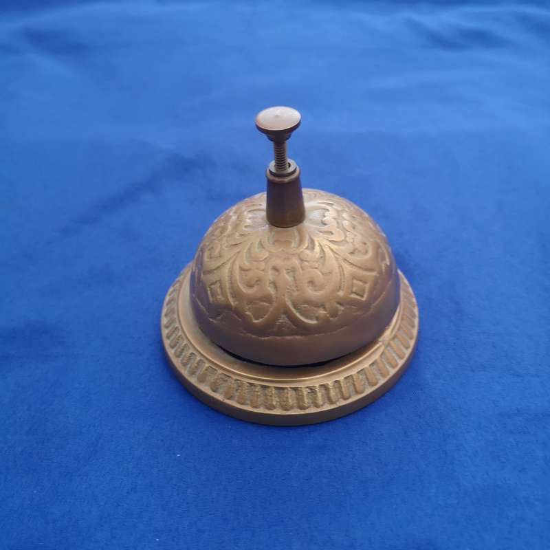 Antique Bronze/ brass desktop bell- guest or reception area