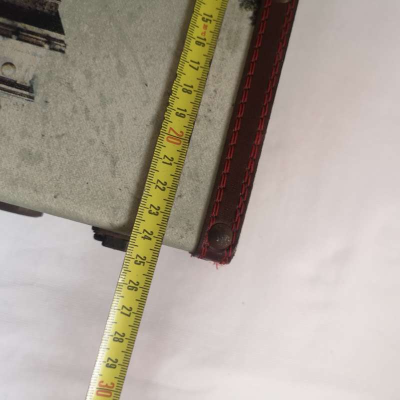France or Paris Case- Vintage with Metal Handles and Hinge
