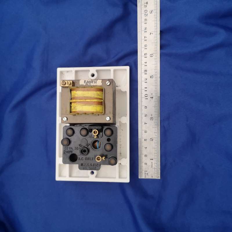 Vintage "Shavers Only" Hotel Bathroom Plugpoint with 110v & 220v outlet