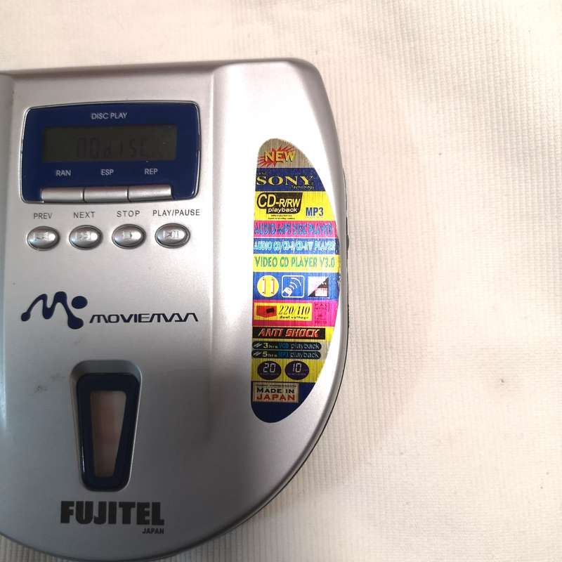 Fujitel Japan- SONY Technology- Portable CD, MP3, VCD Player