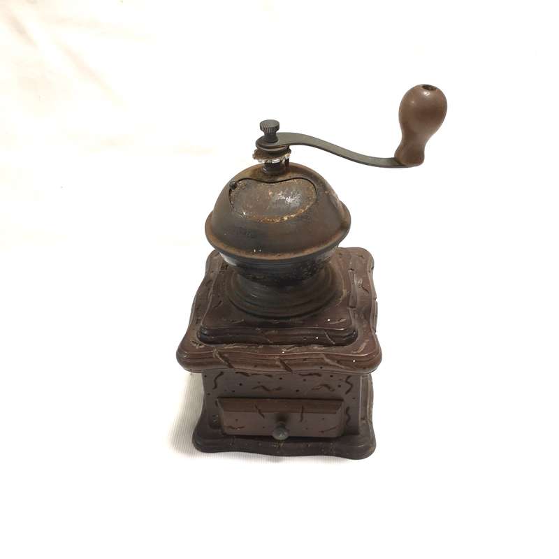 Antique Coffee Grinder- Wood and metal.