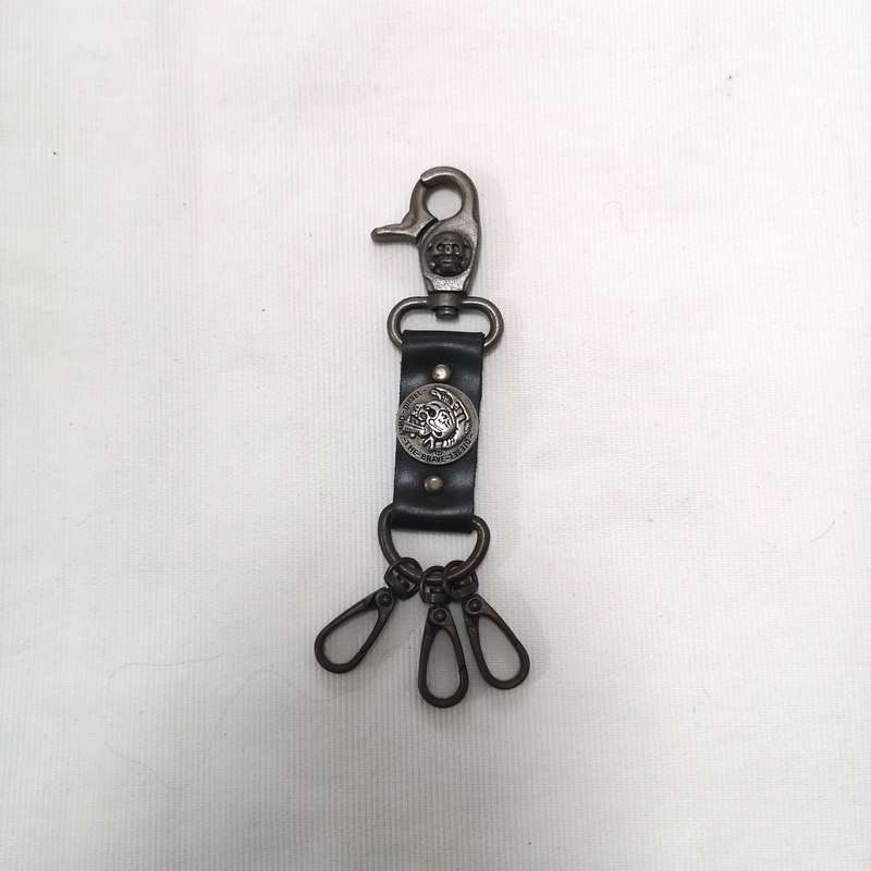 Genuine Leather Diesel Punk Keychain, Keys Holder.