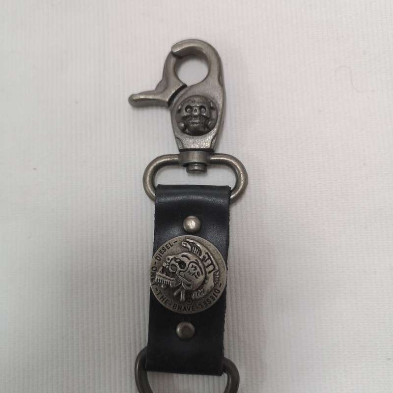 Genuine Leather Diesel Punk Keychain, Keys Holder.