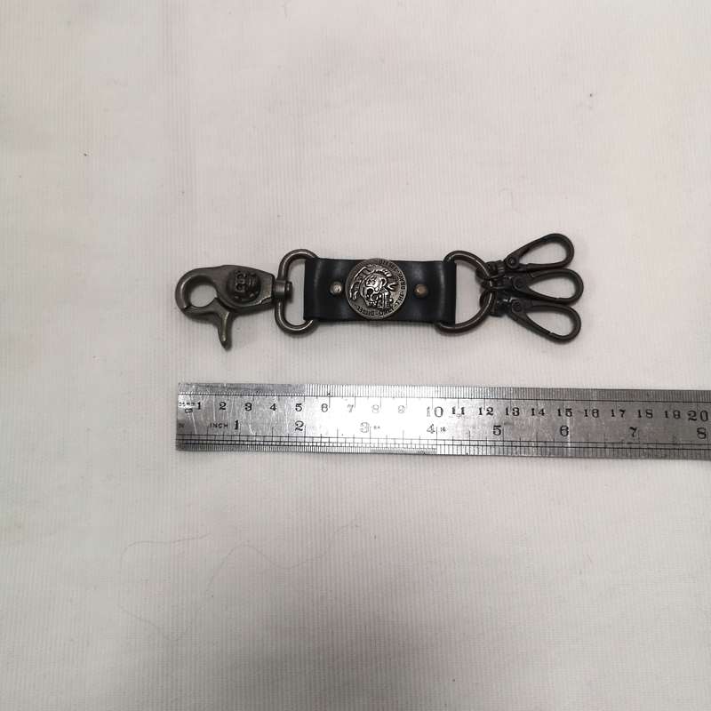 Genuine Leather Diesel Punk Keychain, Keys Holder.