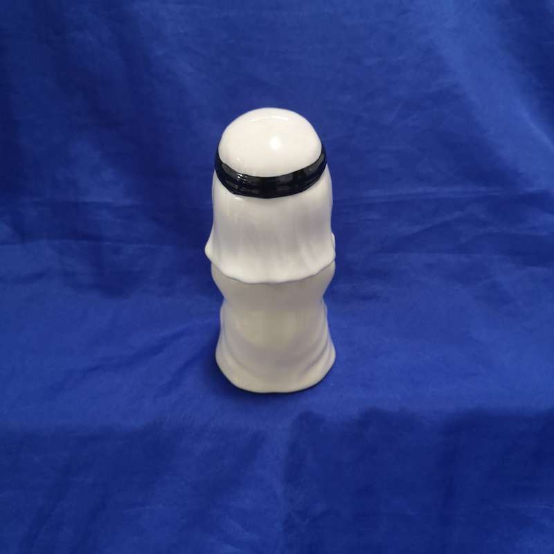 Ceramic Al Jaber Gallery Arab Man Bobble Head 5" Figurine - Rare & Hard to Find