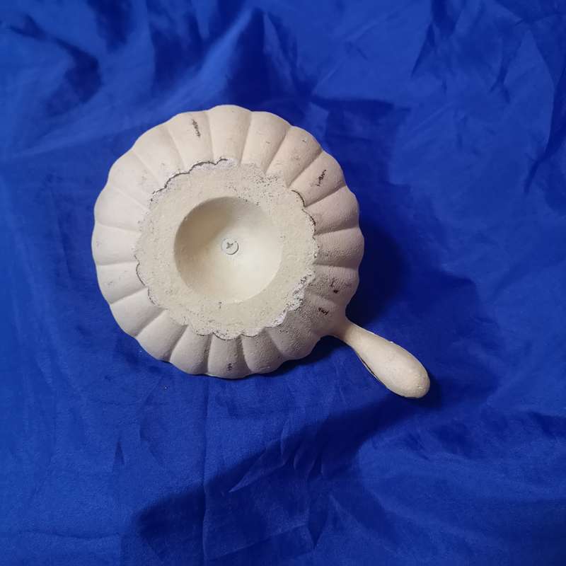 Cast Iron Vintage Candle Holder- Heavy Cast