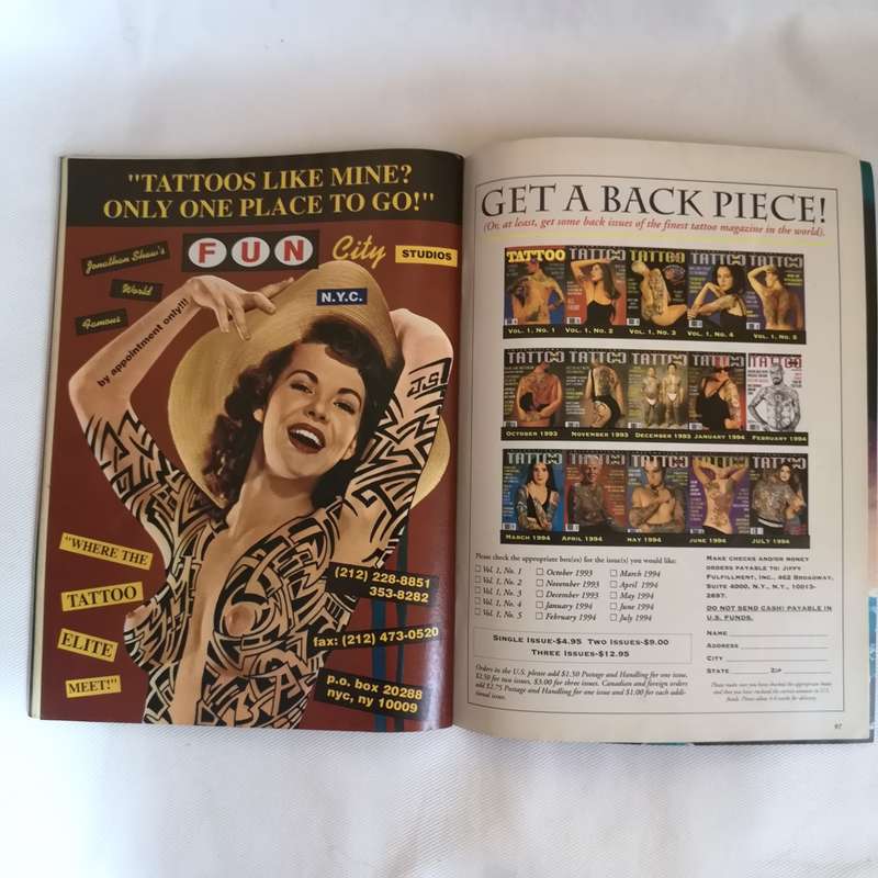 Tattoo art magazine Dec 1994- Vintage