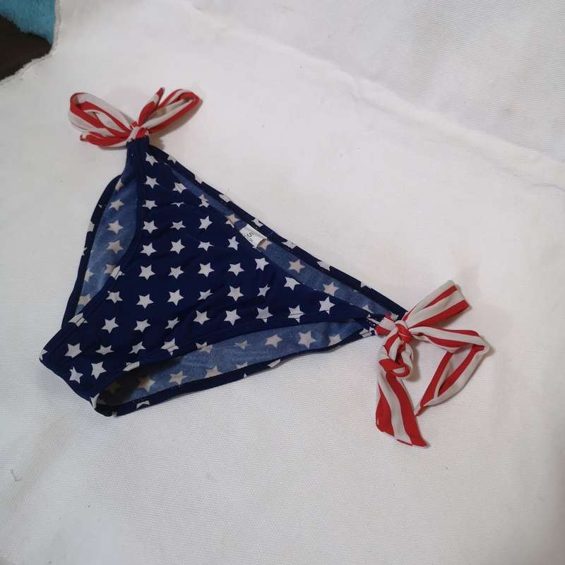 American Flag Vintage Bikini bottom