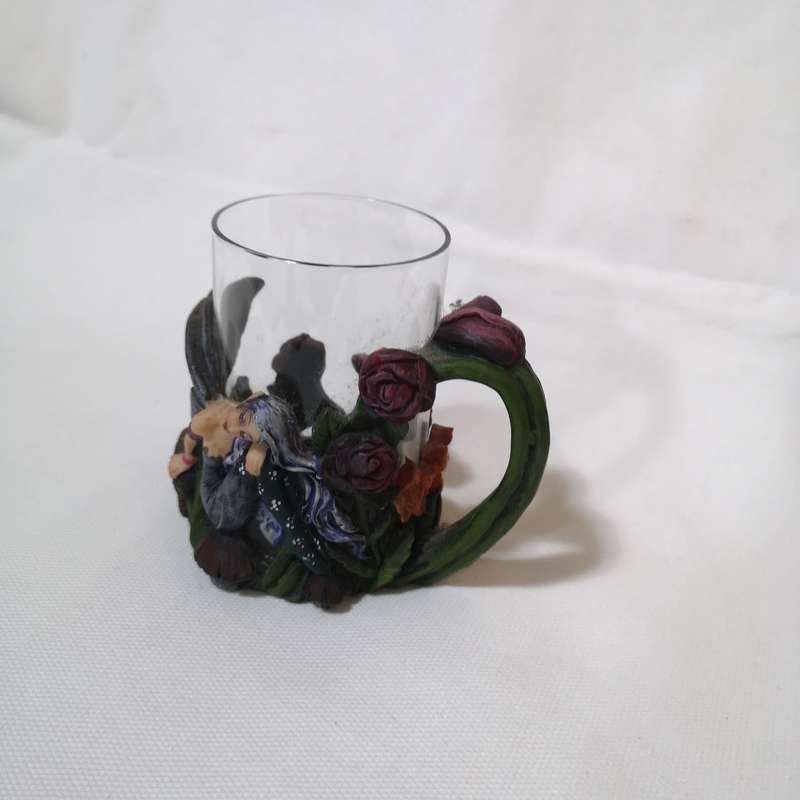 Fairy Glass Mug- Beautiful Piece