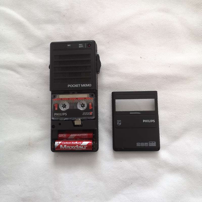 RARE Vintage Philips Pocket Memo 285 Mini
