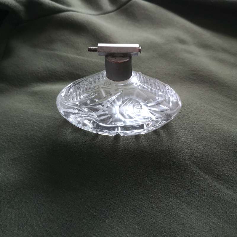 Vintage Cut Crystal Atomizer Bottle Large.