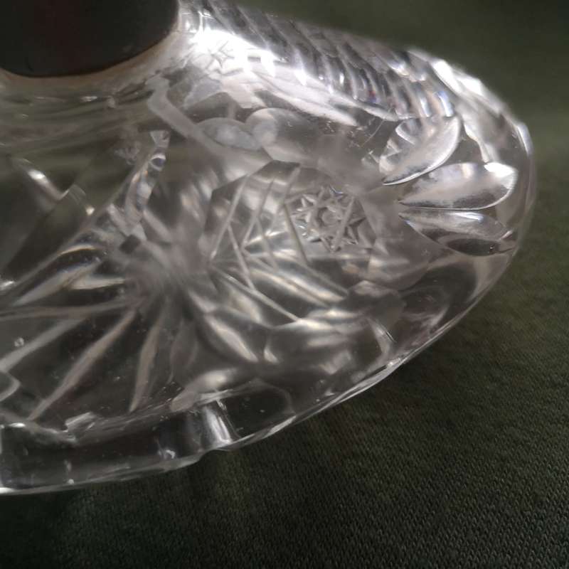 Vintage Cut Crystal Atomizer Bottle Large.