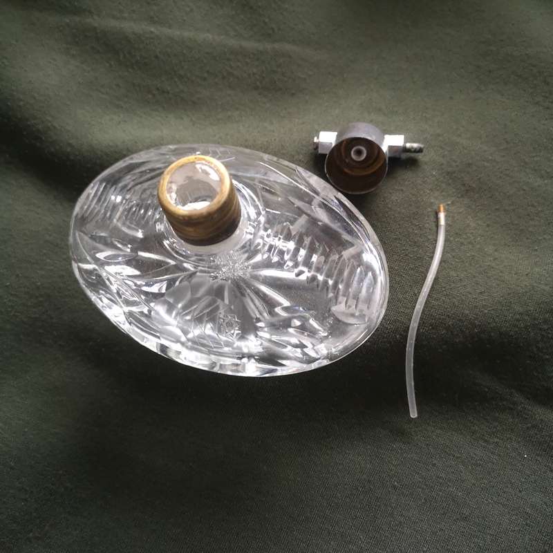 Vintage Cut Crystal Atomizer Bottle Large.