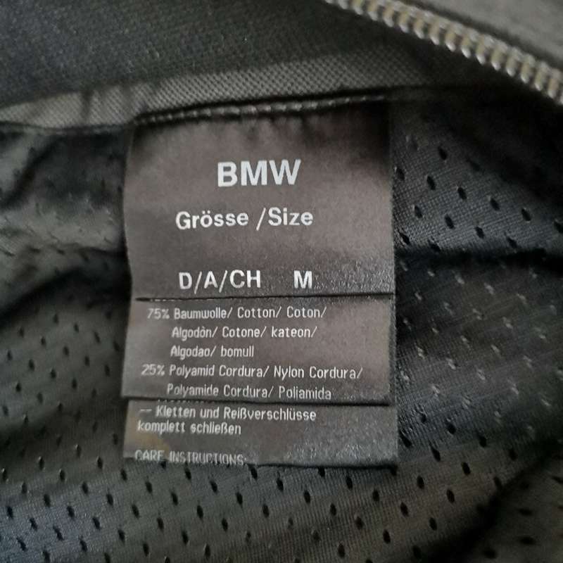 BMW Motorrad Padded Moto Riding City Canvas Trousers Size M Motorcycle Pants