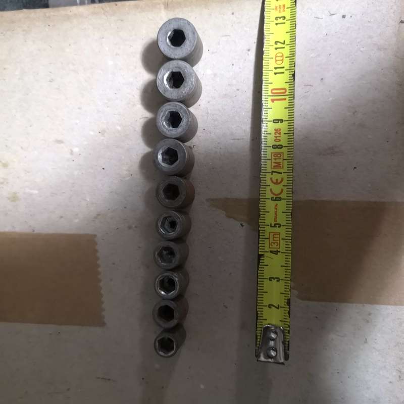Vintage 1/4 hex fit sockets
