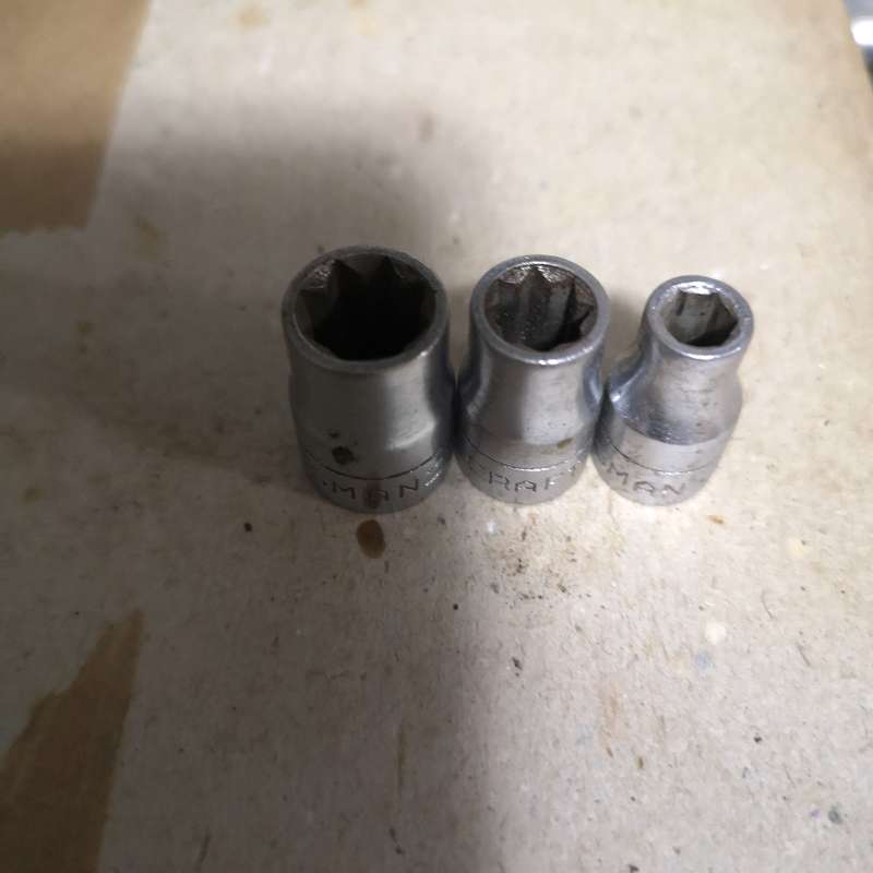 Craftsman CrV Imperial Size Sockets- Vintage