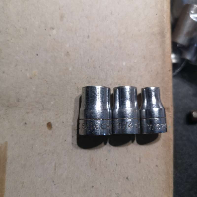 Craftsman CrV Imperial Size Sockets- Vintage