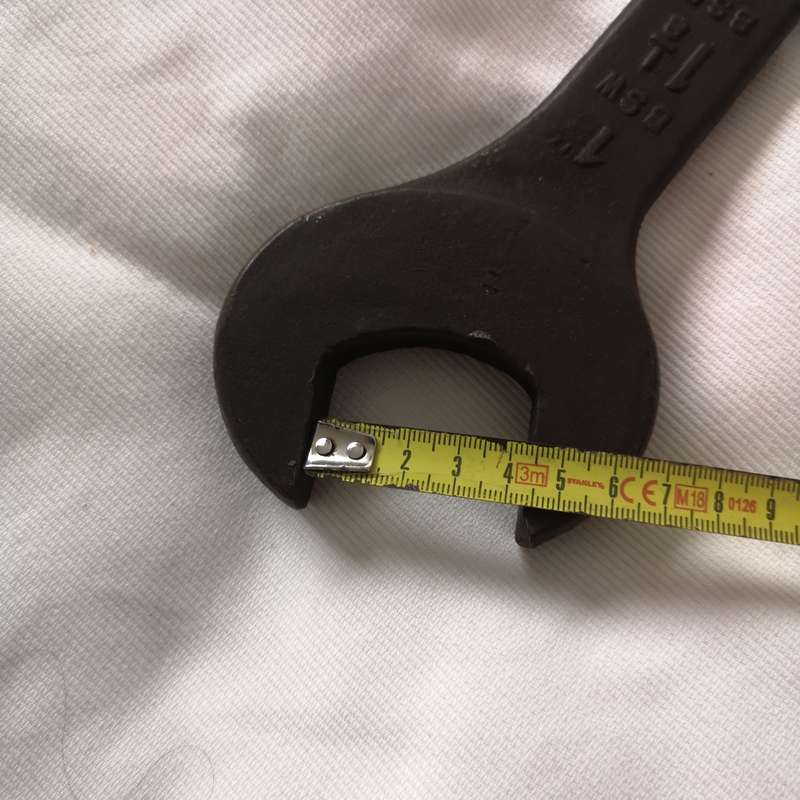 Large Industrial Vintage Lion Brand Imperial Spanner