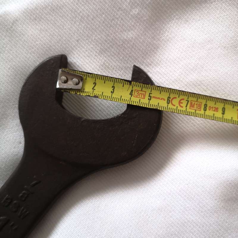Large Industrial Vintage Lion Brand Imperial Spanner