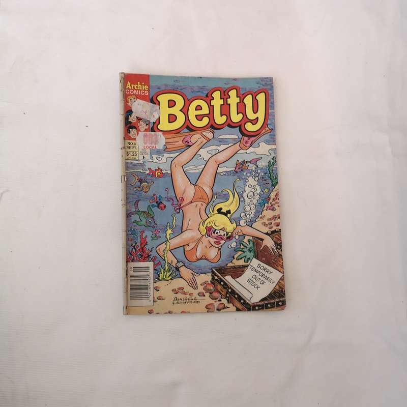 Rare Betty #8-  1993 Archie Comics- Famous Cover