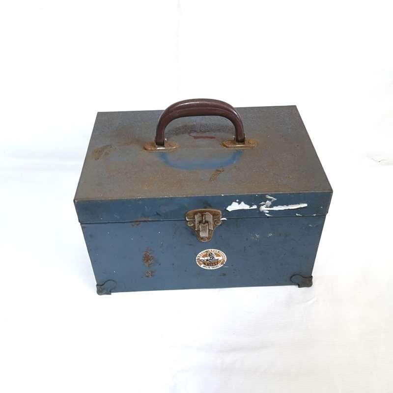 Original KROST Steel Ware Vintage Tool Box
