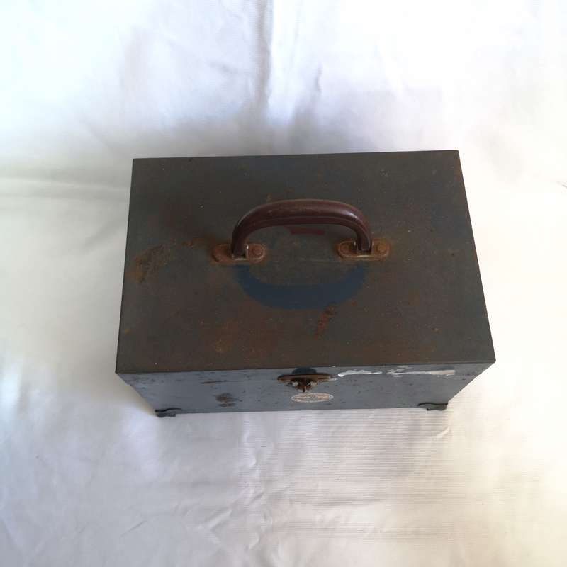 Original KROST Steel Ware Vintage Tool Box