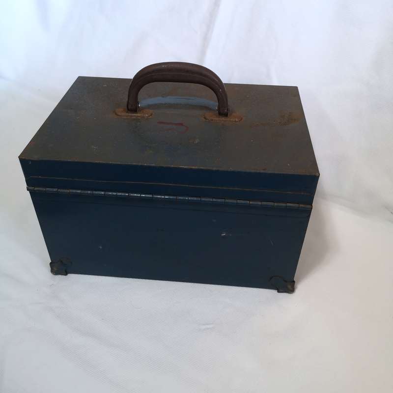 Original KROST Steel Ware Vintage Tool Box