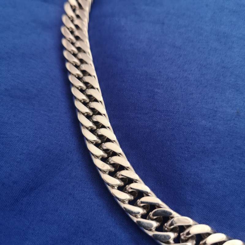 Mens Stainless Steel Neck chain- Close link- Professional Clasp