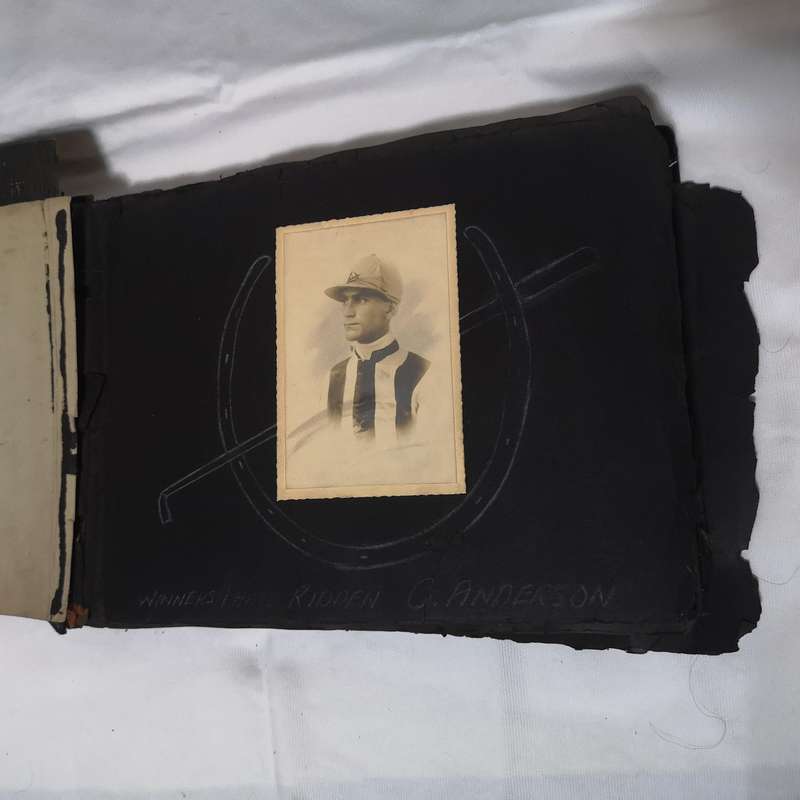 C Anderson Horse Racing Rare Photos in a Kodak Album from 1922 to 1933- Rare