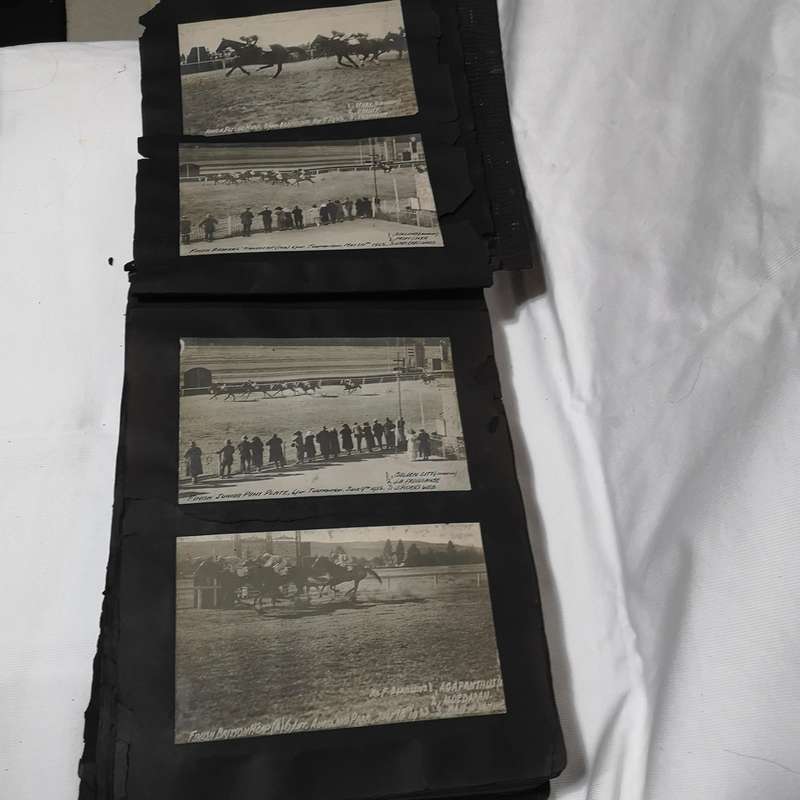 C Anderson Horse Racing Rare Photos in a Kodak Album from 1922 to 1933- Rare