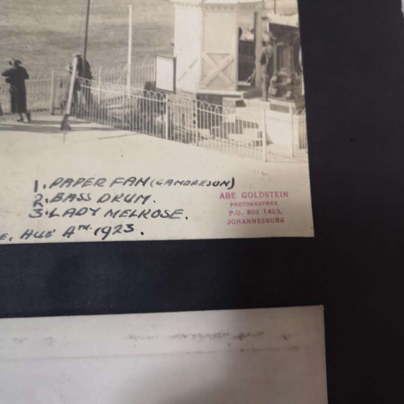 C Anderson Horse Racing Rare Photos in a Kodak Album from 1922 to 1933- Rare