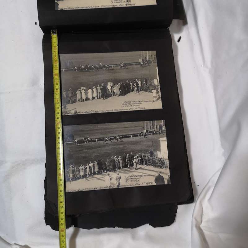 C Anderson Horse Racing Rare Photos in a Kodak Album from 1922 to 1933- Rare