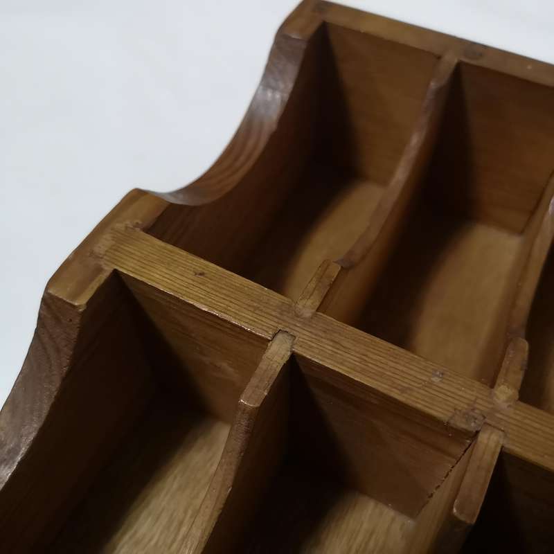 Vintage Wood Card Holder